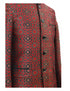 Hand Embroidered Red Fox Nehru